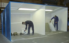 Double Spray Paint Booths
