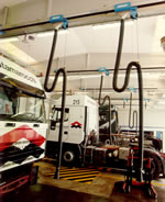Vehicle Exhaust Extraction - Rail Systems
